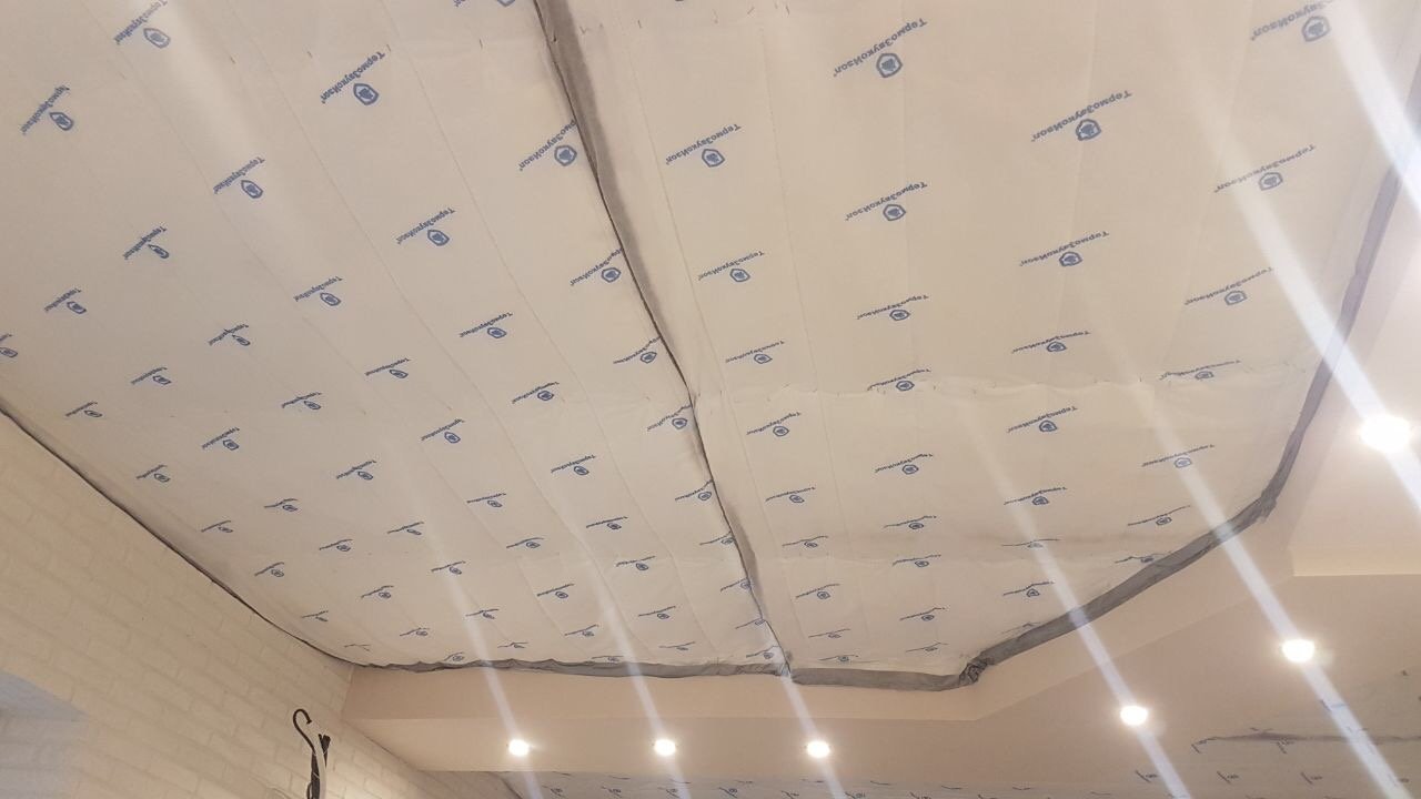 Шумоизоляция под натяжной потолок