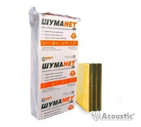 Звукоизоляционная плита Шуманет СК  1250х600х50 мм (3 м2, 4 шт)