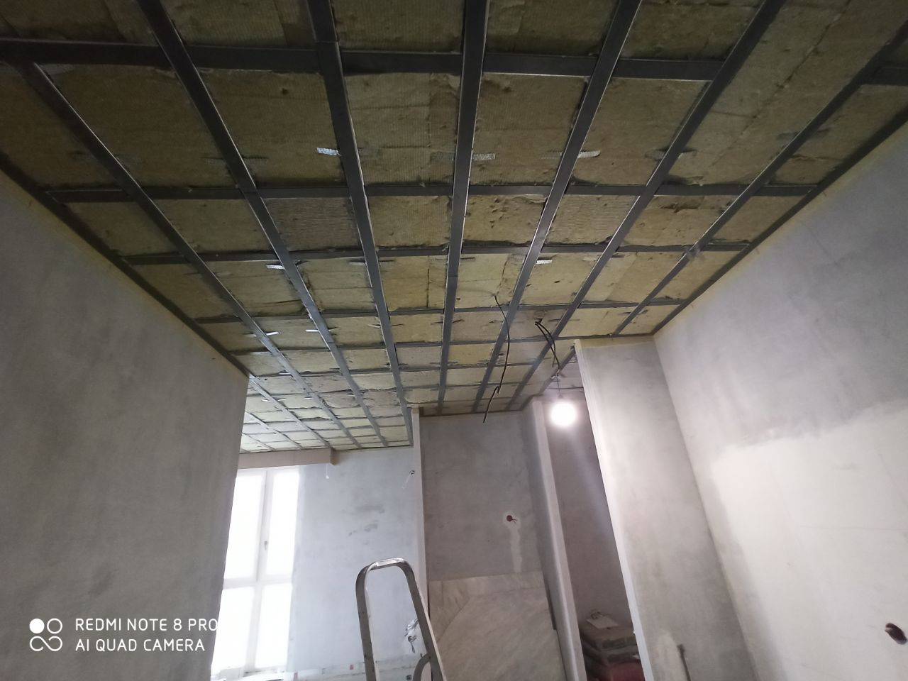 Каркасная звукоизоляция на потолок