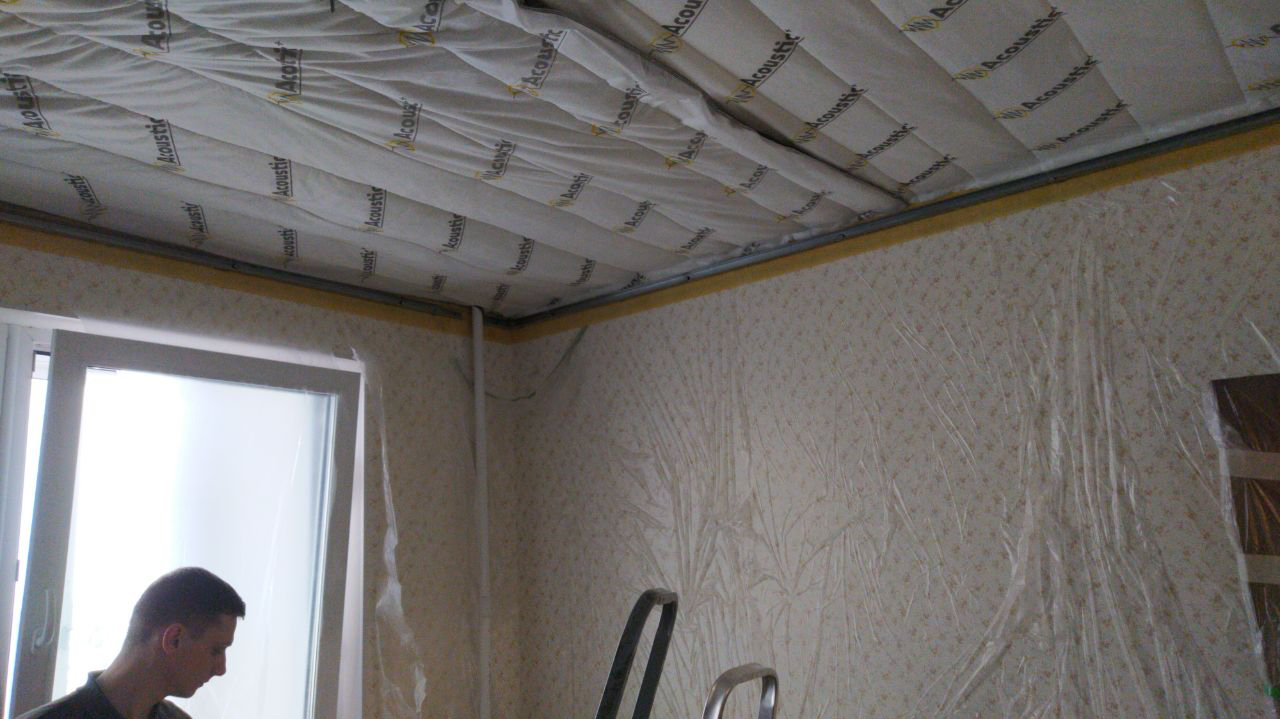 Шумоизоляция на потолок