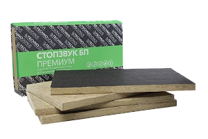 Звукоизоляционная плита СтопЗвук БП Премиум 1200х600х50мм (2,88м2, 4 плиты)